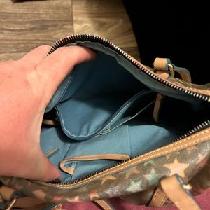 Dooney black star purse